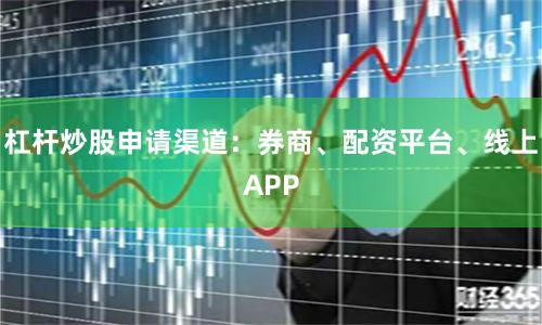 杠杆炒股申请渠道：券商、配资平台、线上APP